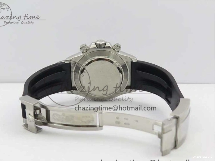 0203 Daytona 116599RBOW SS Rainbow Crystal BLF Best Edition Black Dial on Rubber Strap A Affordable 3237